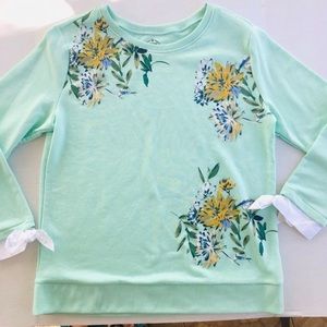 Turquoise Floral Shirt